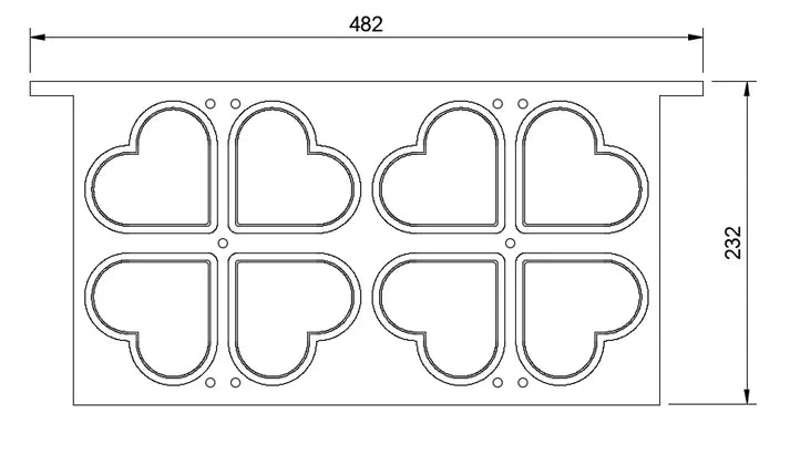 langstroth deep heart frame for artisan honey production and gift markets
